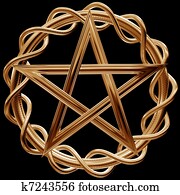 Golden pentagram Golden pentagram