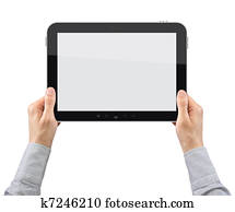 Holding Tablet PC