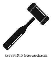 Podiatrist tool icon, simple style Podiatrist tool icon, simple style