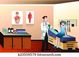 حامل دكتوراه, المريض, إلى داخل, ال التعريف, صف يتلقى درسافي الطب السريري