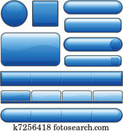 Blue glossy internet buttons Blue glossy internet buttons