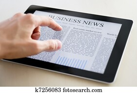 Business News On Tablet PC Business News On Tablet PC