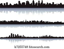 City skyline City skyline