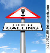Cold calling warning. Cold calling warning.