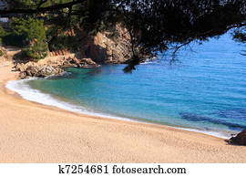 Deserted beach (Costa Brava, Spain)