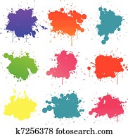 Paint splat collection Paint splat collection