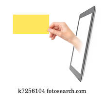 Showing Electronic Business Card