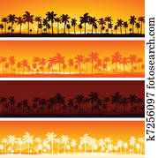 tropische, sonnenuntergang, hintergrund tropische, sonnenuntergang, hintergrund