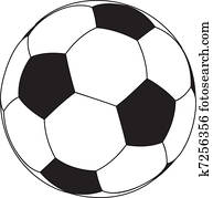 vetorial, bola futebol