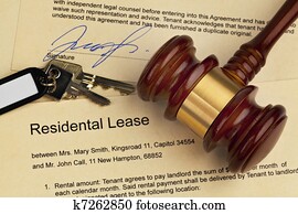 apartamento, teclas, e, aluguel, acordo