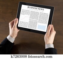 Business News On Tablet PC
