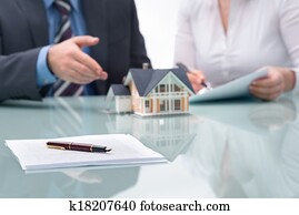 debata, s, jeden, real estate agent