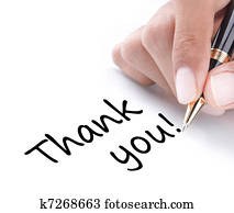 Hand writing thank you Hand writing thank you