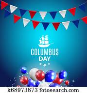 Illustration of Columbus Day