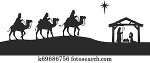 Nativity Silhouette Nativity Silhouette