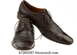 sapatos homens, de, um, homem negócios