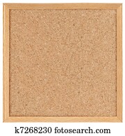 square cork board