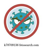 virus cartoon virus cartoon