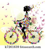 על אופניים, ב, a, רומנטי