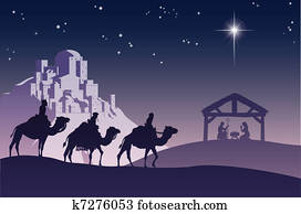 chrétien, scène naissance noël