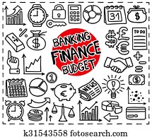 gekritzel, finanz, heiligenbilder