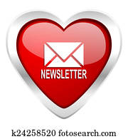 newsletter valentine icon newsletter valentine icon
