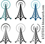 מגדל של רדיו, סמלים