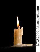 Burning candle Burning candle