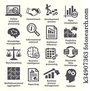 Business management icons. Pack 04. Business management icons. Pack 04.