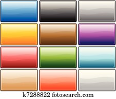 Glossy internet buttons Glossy internet buttons