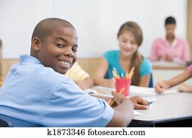 grundschule, schüler, klasse