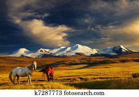 Mountain landscape Mountain landscape
