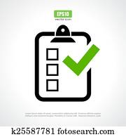 Survey vector icon Survey vector icon