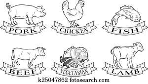 אוכל, מדבקות, קבע