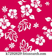 היביסקוס, פרוח, הדפס