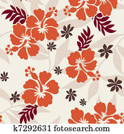 היביסקוס, פרוח, הדפס