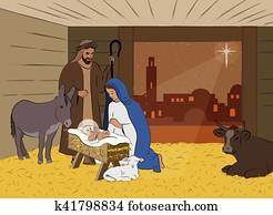 קטע של לידה של חג המולד, דוגמה