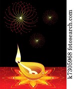 abstract diwali concept with deepak abstract diwali concept with deepak