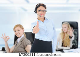 business team in an office business team in an office