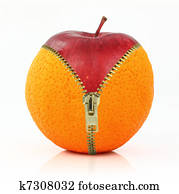 frutas, e, dieta, contra, celulite