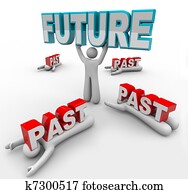 Leader with Vision Accepts Future Change Others Stuck in Past Leader with Vision Accepts Future Change Others Stuck in Past