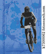 Mountain biker Mountain biker