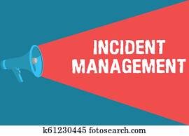 schreibende, merkzettel, ausstellung, zwischenfall, management., geschaefts, foto, showcasing, prozess, zurückgehen, service, to, normal, korrekt, gefahren