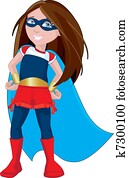 גיבור על, ילדה