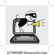 גנב, האקר, וקטור