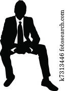 Businessman sitting Businessman sitting