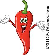 Chili pepper cartoon Chili pepper cartoon