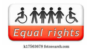 equal rigts button