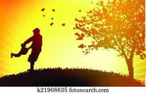 Happy parent and child