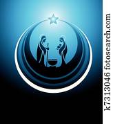 nativity scene icon nativity scene icon